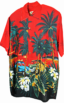California Red Hawaiian Shirt