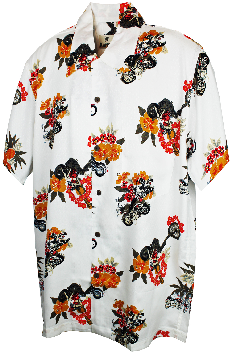 Hawaiian Shirt - Brando White