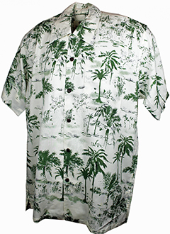 Palma Green Hawaiian Shirt
