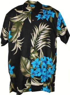 Formentera Blue Hawaiian Shirt