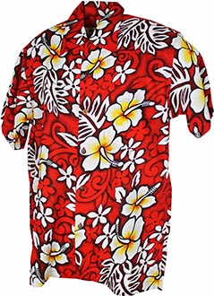 Belize Red Hawaiian Shirt