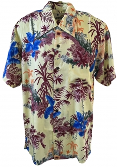 Sahara Yellow Hawaiian Shirt