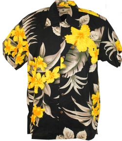 Formentera Yellow Hawaiian Shirt