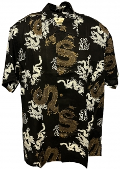 Dragon Black Hawaiian Shirt