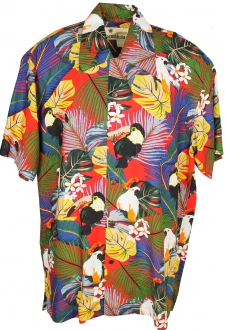 Zanzibar Red Hawaiian Shirt