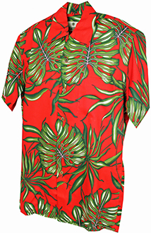 Costa Rica Red Hawaiian Shirt