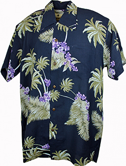 Atlanta Blue Hawaiian Shirt