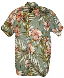 Ubud Green Hawaiian Shirt