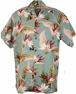 Cartagena Green Hawaiian Shirt