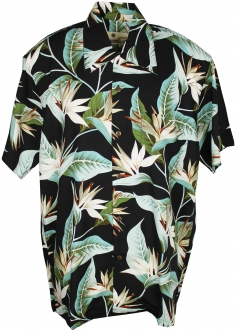 Cartagena Black Hawaiian Shirt