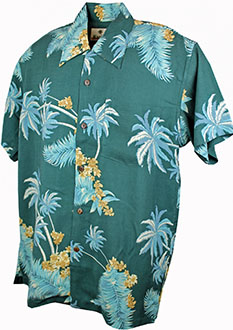 Atlanta Teal Hawaiian Shirt