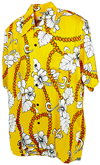 Cuba Yellow Hawaiian Shirt