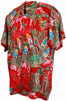 Dreamland Red Hawaiian Shirt