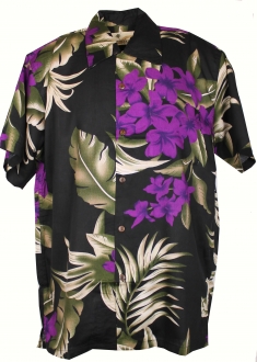 Formentera Purple Hawaiian Shirt