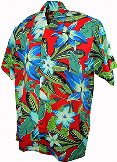 Orlando Red Hawaiian Shirt