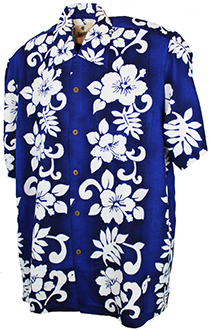 San Diego Blue Hawaiian Shirt