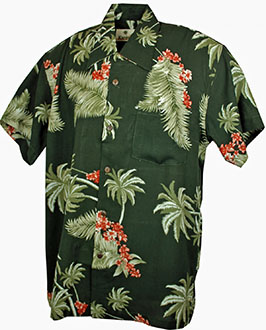 Atlanta Khaki Hawaiian Shirt