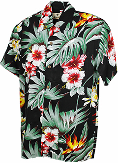 Montana Black Hawaiian Shirt