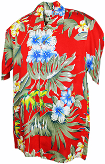 Montana Red Hawaiian Shirt