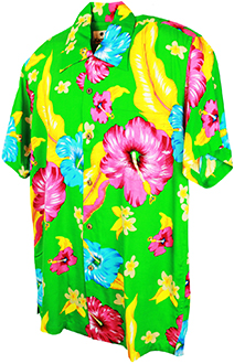 Reno Green Hawaiian Shirt