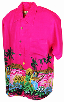 Serenade Pink Hawaiian Shirt