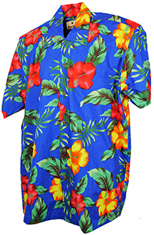 Soho Cotton Royal Hawaiian Shirt