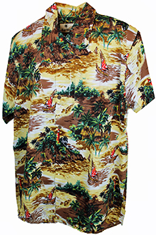 Tropical Cotton Hawaiian Shirt